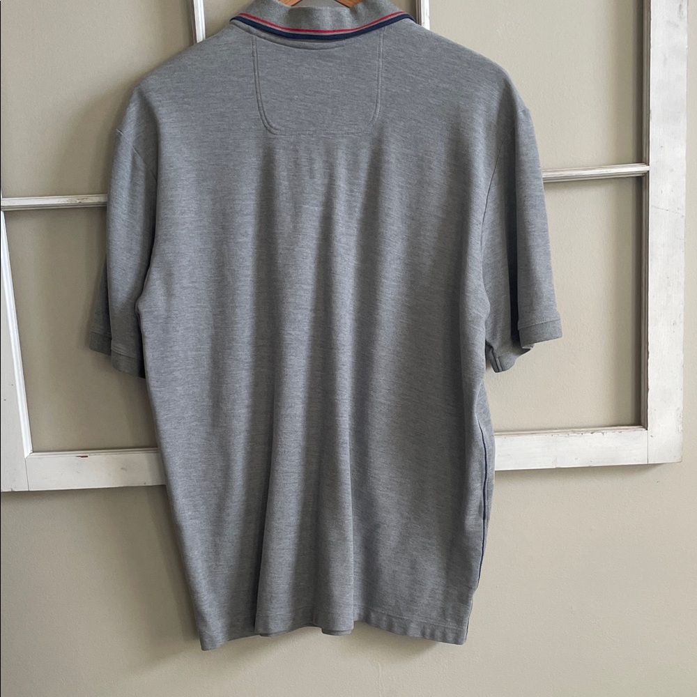 Tommy Bahama Gray Polo with Embroidered Logo - Picture 7 of 10